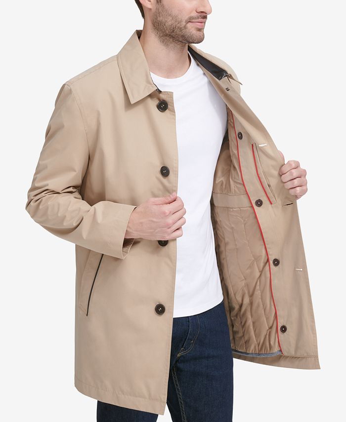 Cole Haan Men's Car Coat With Removable Liner & Reviews - Coats ...