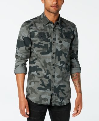 camouflage print shirt