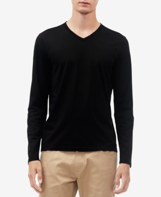 Calvin Klein Men s Long Sleeve V Neck Shirt Macy s