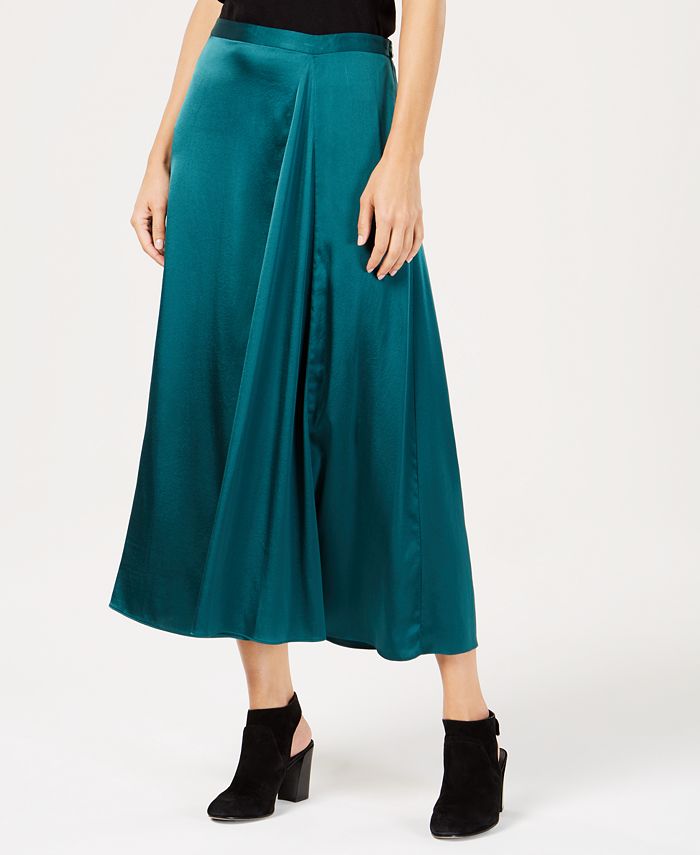 Eileen Fisher Silk Godet Skirt - Macy's