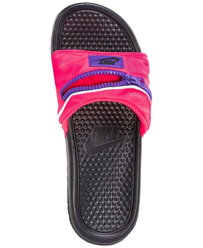 Nike Men's Benassi JDI Fanny Pack Slide Sandals from Finish Line - Macy's