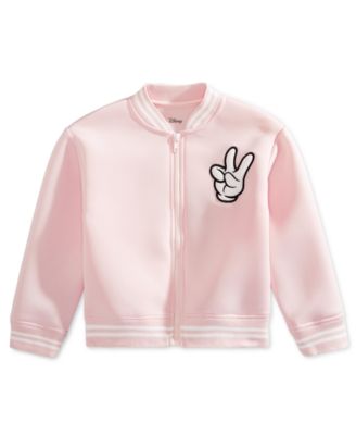 Disney - Toddler Girls Mickey Mouse Scuba Bomber Jacket