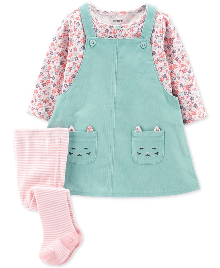 Carters top girls tights