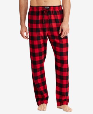 mens polo plaid pajama pants