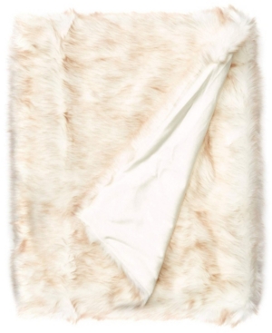 Faux Fur Throw Blanket Super Soft Fuzzy Light Weight Luxurious - 50 x 60