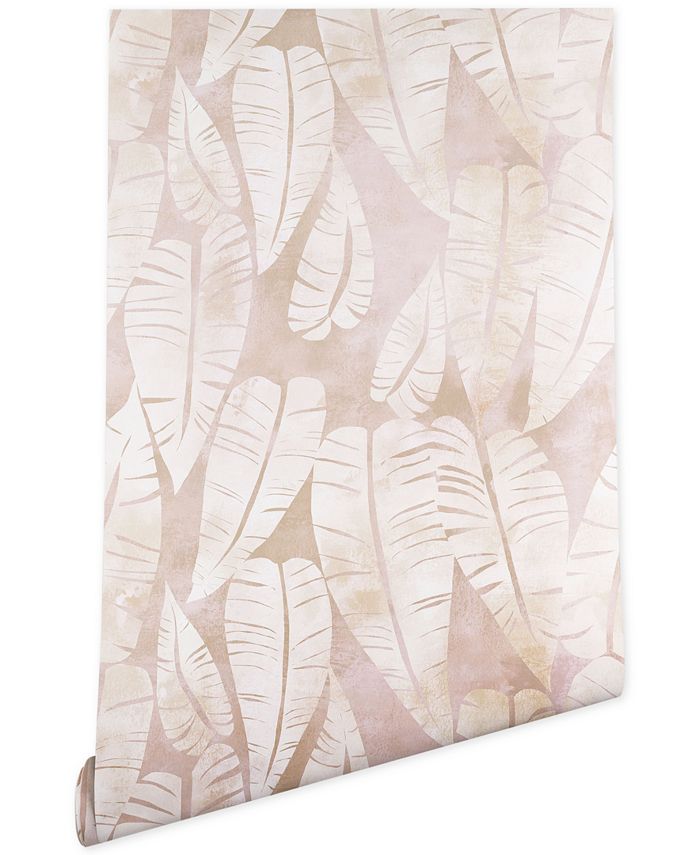 Deny Designs - Schatzi Brown Island Goddess Leaf Creme Wallpaper