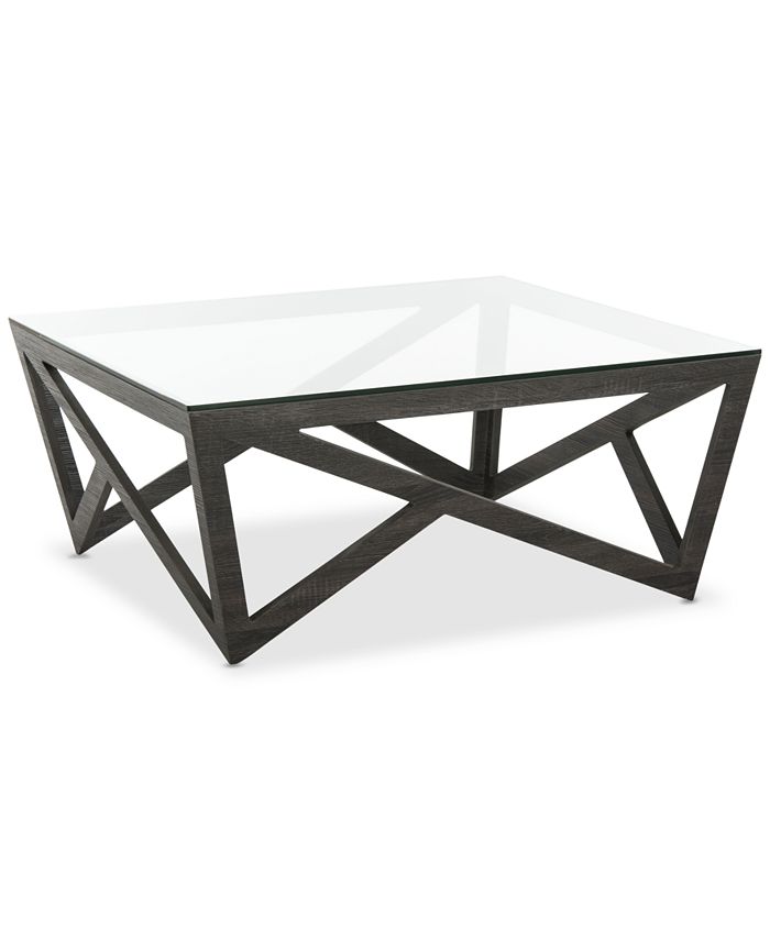 Safavieh Ralston Glass Top Coffee Table Macy's