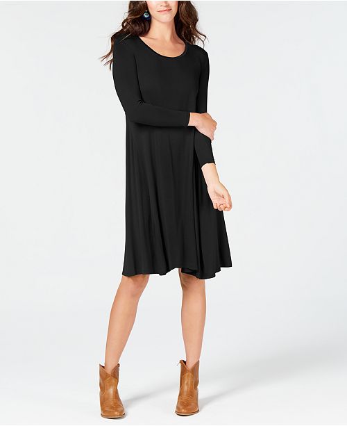 Style & Co Swing Dress, Created for Macy's & Reviews - Dresses - Women ...