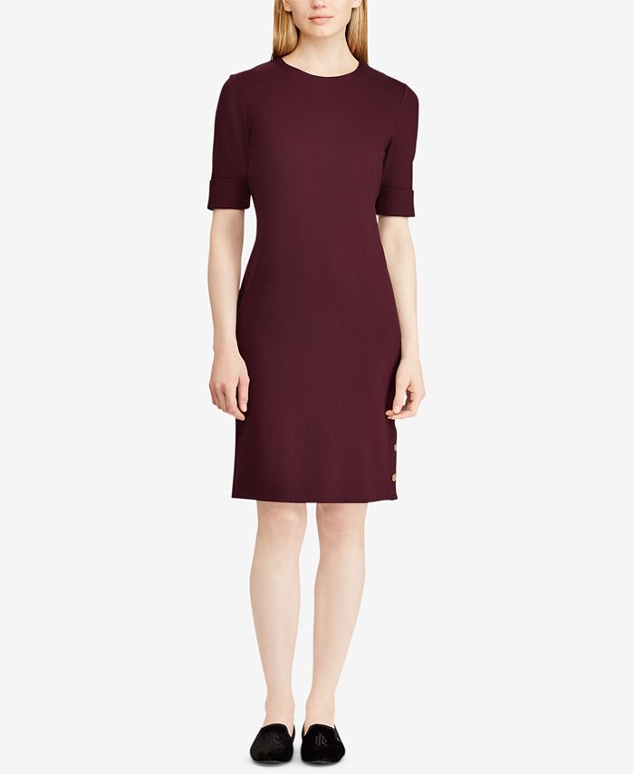 Elbow sleeve casual dress cheap