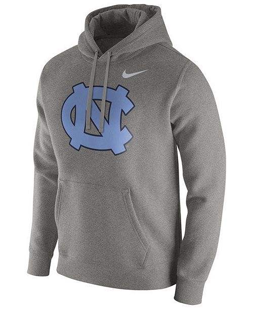 Nike Men S North Carolina Tar Heels Cotton Club Fleece Hooded