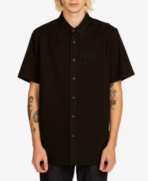 image of Volcom Men-s Everett Short-Sleeve Oxford Shirt