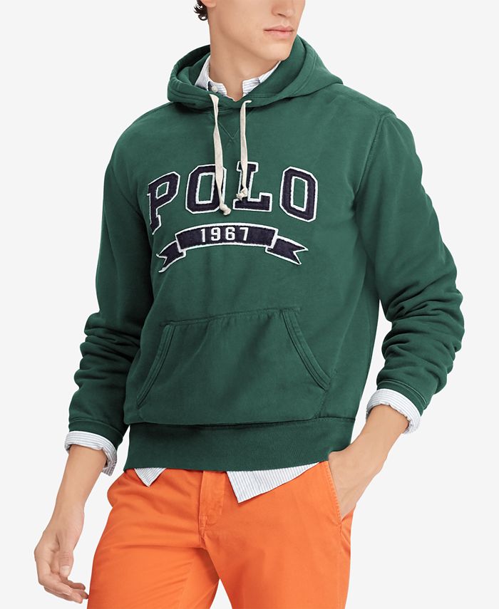 Polo Ralph Lauren Men's Logo Fleece Hoodie - Macy's