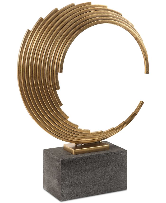 Uttermost - Saanvi Curved Gold Rods Sculpture