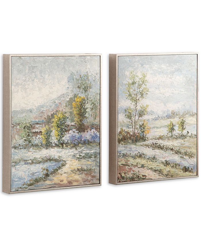 Uttermost Wayward Rivers Landscape Art Set of 2 - Macy's