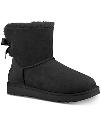 UGG® Women's Mini Bailey Bow II Boots & Reviews - Boots - Shoes - Macy's