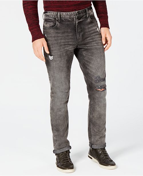 American Rag Men's SlimFit Stretch Ripped Jeans, Created for Macy's Jeans Men Macy's