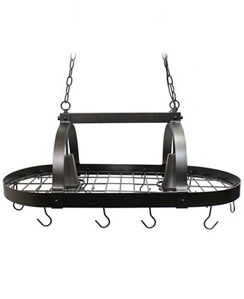 All The Rages - 2 Light Kitchen Pot Rack with Downlights