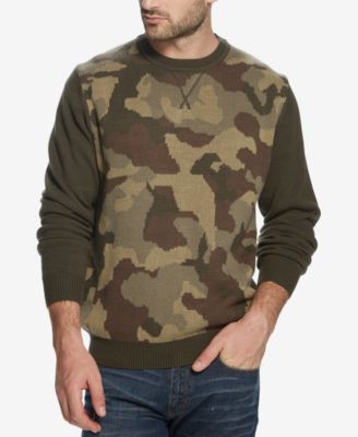 men's camouflage sweaters