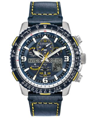 CITIZEN ECO-Drive WR200 BLUE ANGELS 腕時計 Citizen Blue Angels World Chronograph Eco Drive Men's Watch
