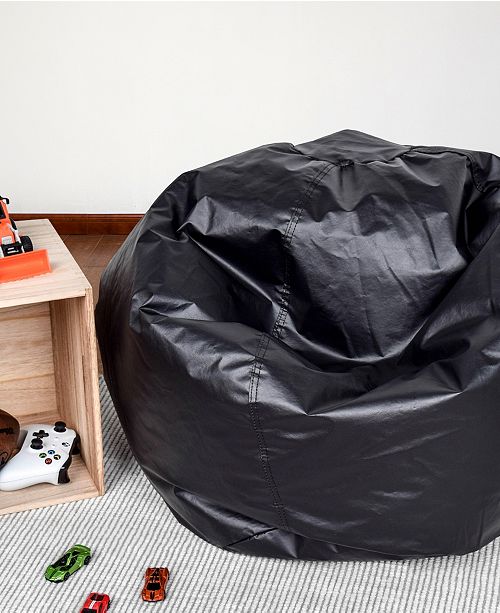 Acessentials Vinyl Bean Bag Chair Reviews Furniture Macy S