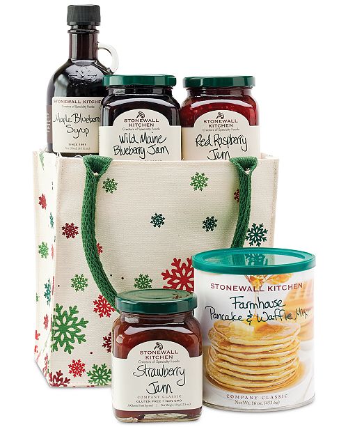 Stonewall Kitchen Deluxe Breakfast Tote Gift Set & Reviews ...