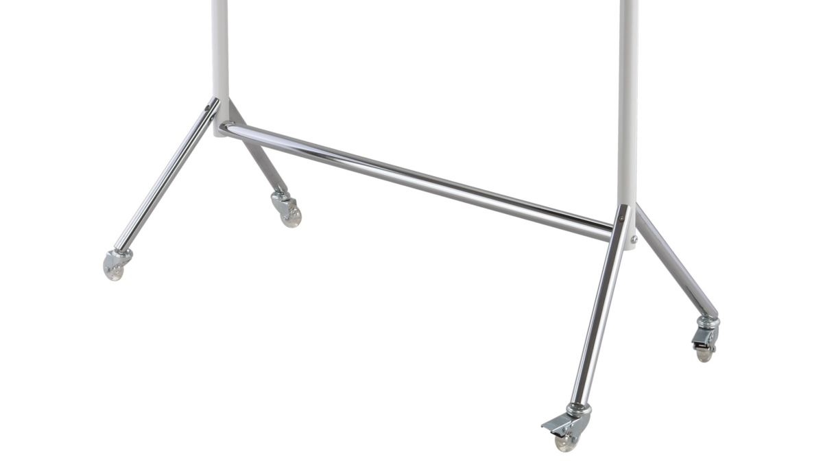 Happimess Sophia Garment Rack In White And Chrome