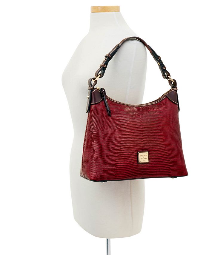 Dooney & Bourke LizardEmbossed Leather Hobo, Created for Macy's Macy's