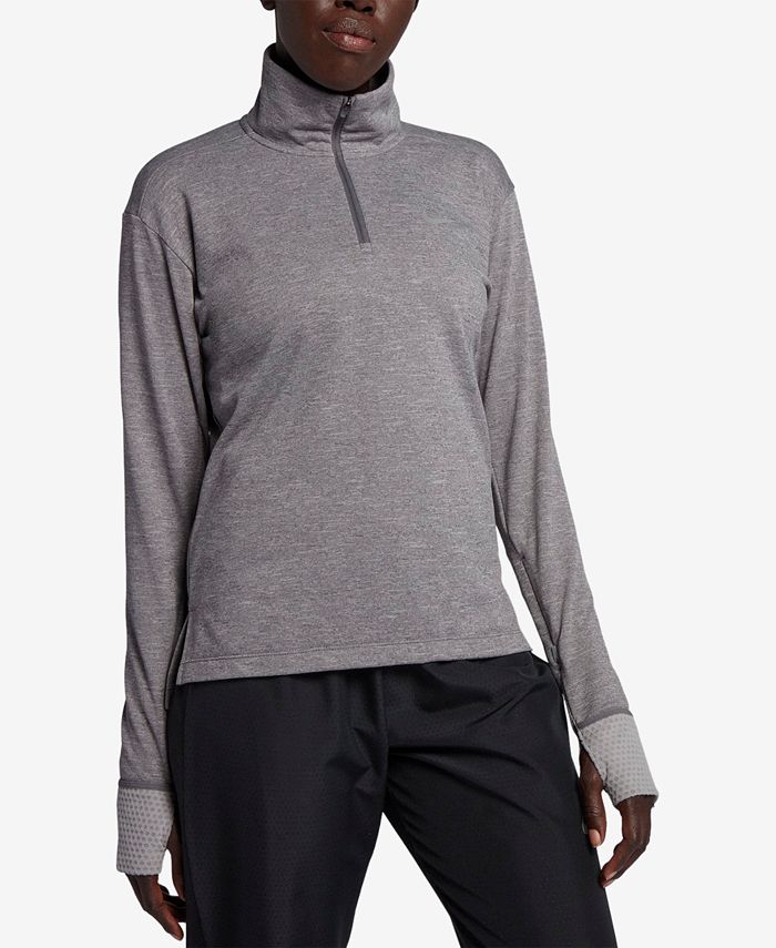 varm skarp lava Nike Women's Therma Sphere Element Quarter-Zip Running Top - Macy's
