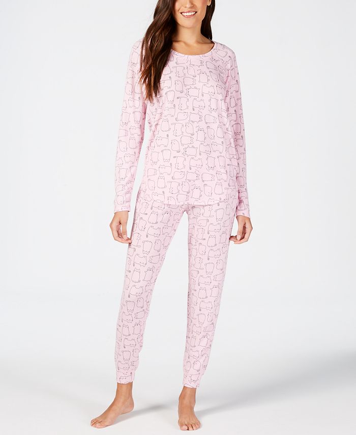 Jenni Printed Soft Pajama Set, Created for Macy's Macy's