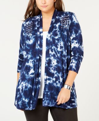 Monica Tie Dye Open Cardigan