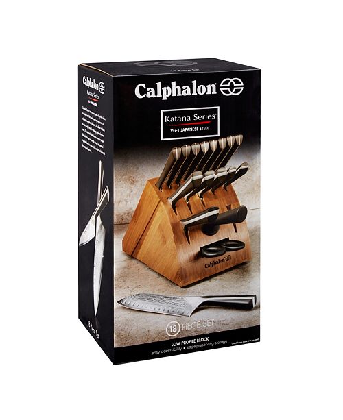 Calphalon Katana Series 18Pc. Cutlery Set & Reviews Home Macy's