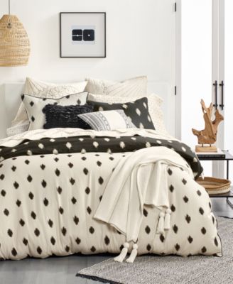 Lucky Brand CLOSEOUT! Ikat Dot 3-Pc. Full/Queen Comforter Set, Created for Macy's