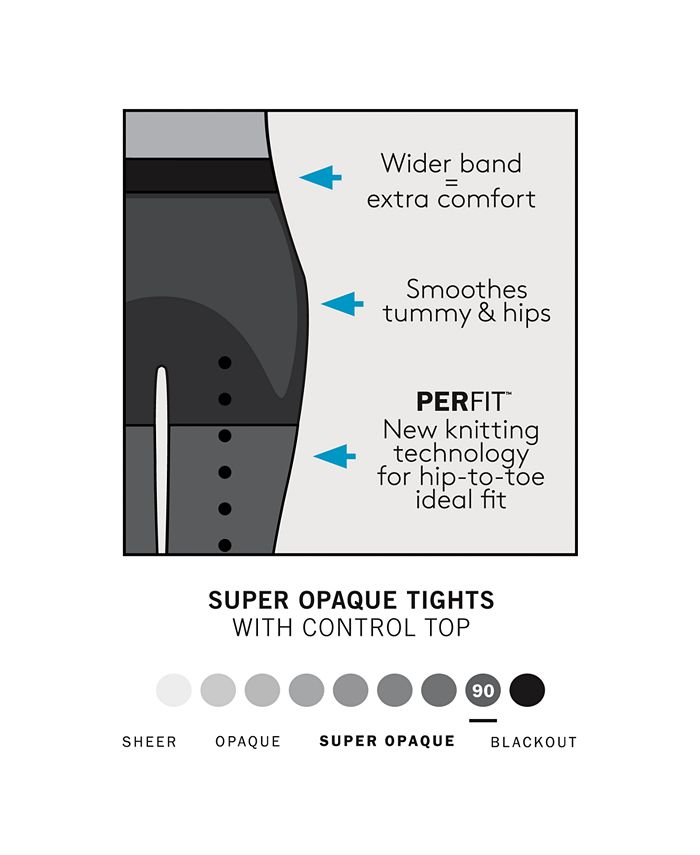 Hue - HUE Super Control Top Opaque Tights
