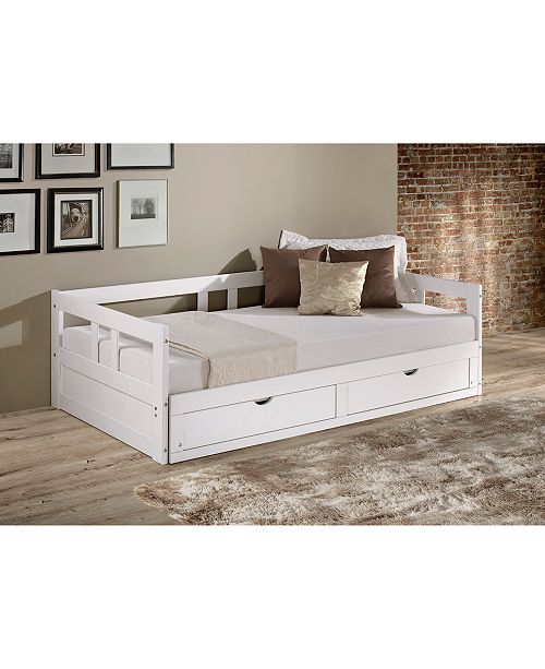 Bolton Furniture Melody Twin To King Trundle Daybed With Storage