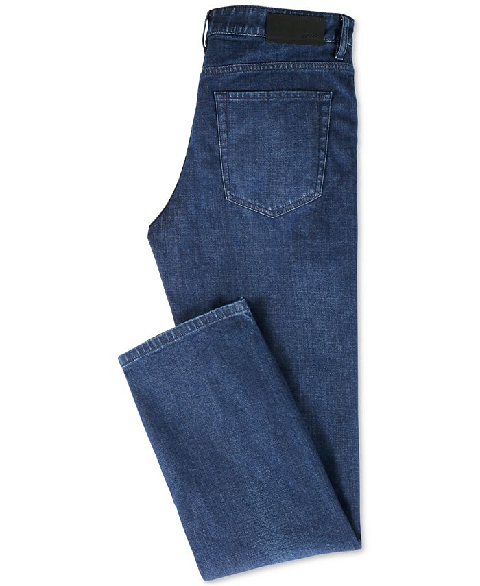 Hugo Boss BOSS Men's Relaxed-Fit Stretch Denim Jeans & Reviews - Hugo ...