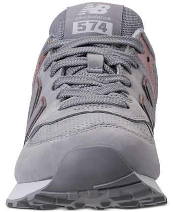 Women's 574 rose gold casual sneakers from finish deals line