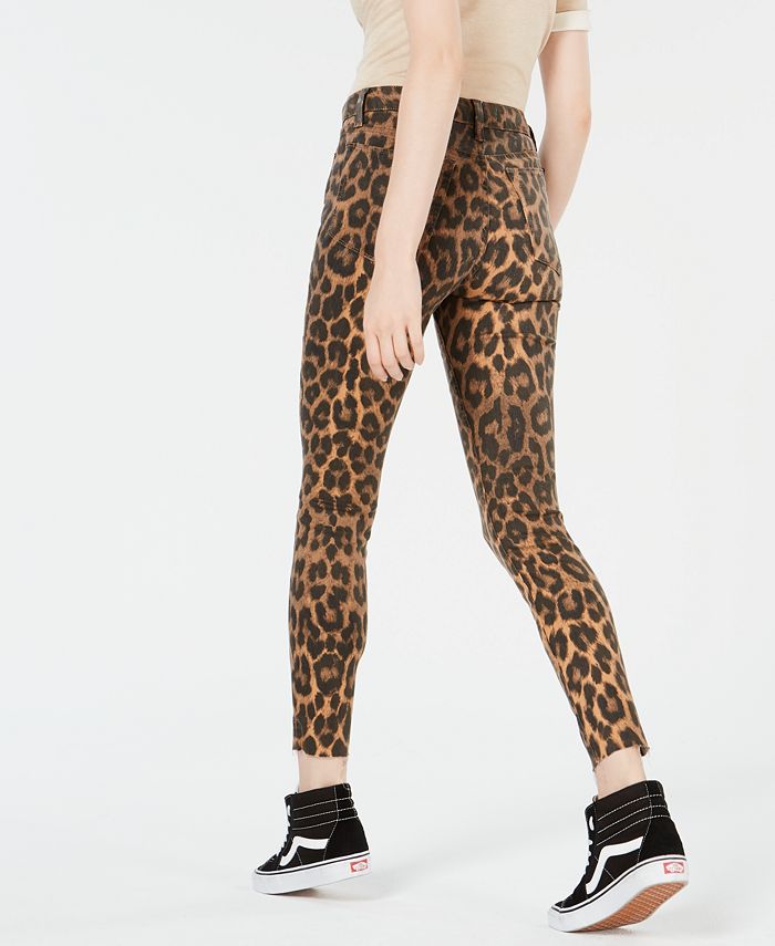 Joe's Jeans The Charlie AnimalPrint Slit Skinny Jeans Macy's