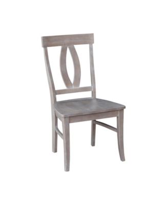 International Concepts Cosmo Chair - Washed Finish, Set of 2