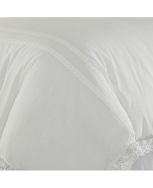 Laura Ashley Twin Annabella White Duvet Set & Reviews Duvet Covers