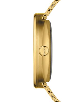 Men's Swiss Automatic Commander II Cosc Gold-Tone PVD Stainless Steel Bracelet Watch 42mm