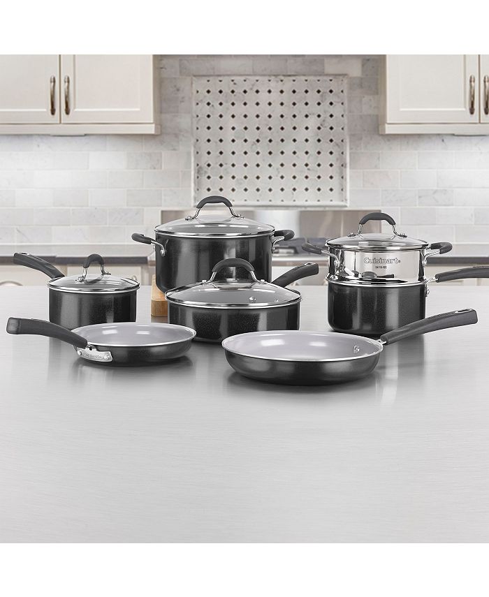 Cuisinart Advantage Ceramica XT NonStick 11 Piece Cookware Set Macy's