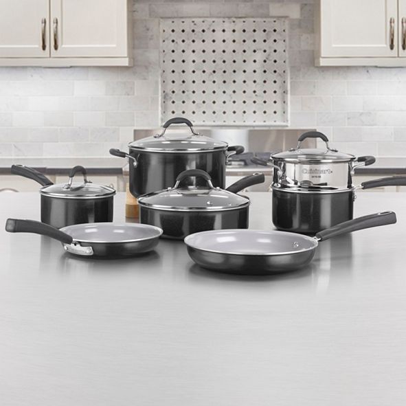 Cuisinart Advantage Ceramica XT NonStick 11 Piece Cookware Set & Reviews Cookware Kitchen