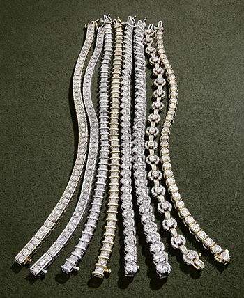 Macy's - Diamond Miracle Tennis Bracelet (3 ct. t.w.) in 14k Gold