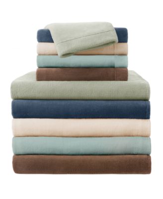Jla Home True North By Sleep Philosophy Soloft Plush Sheet Set Collection Bedding In Brown