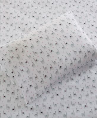 Novelty Printed Microfiber 3-Pc. Sheet Set, Twin XL