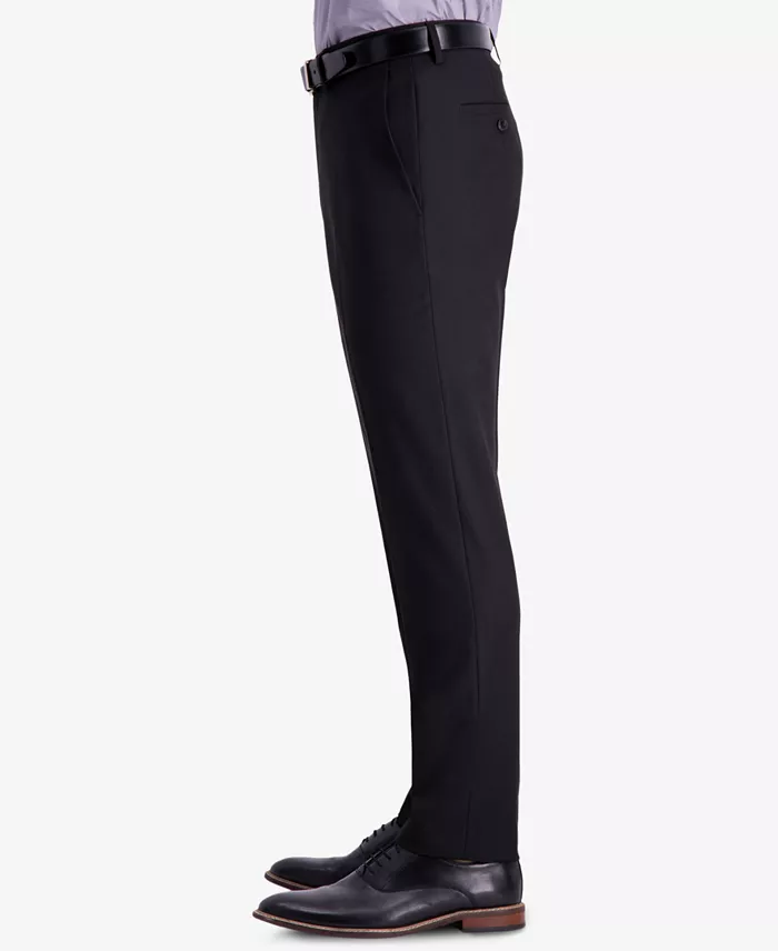 Men's Slim-Fit Stretch Premium Textured Weave Dress Pants - thumbnail 3