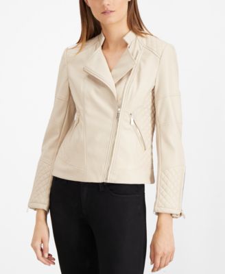 Calvin Klein - Faux-Leather Moto Jacket