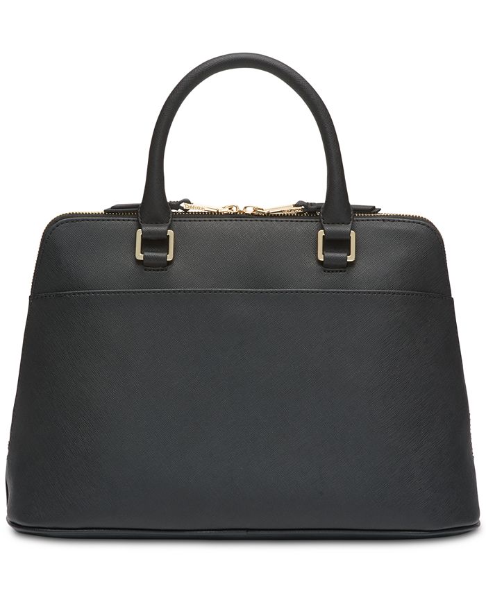 Calvin Klein Hudson Saffiano Leather Satchel & Reviews - Handbags ...