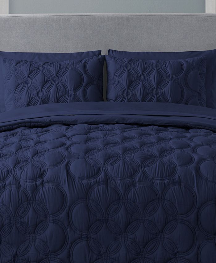 VCNY Home Atoll 7Pc. Quilted Queen BedinaBag Set Macy's