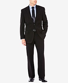 J.M. Men’s Classic/Regular Fit Stretch Sharkskin Suit Separates